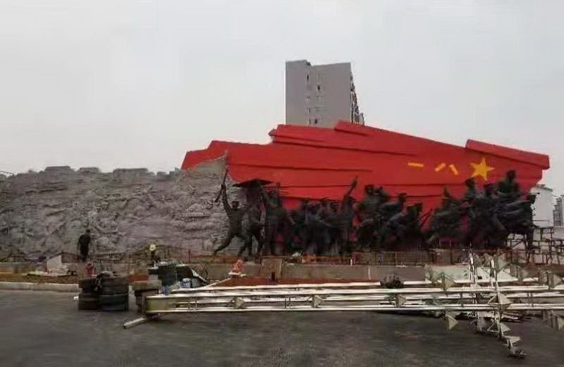 南昌八一消防總隊雕塑